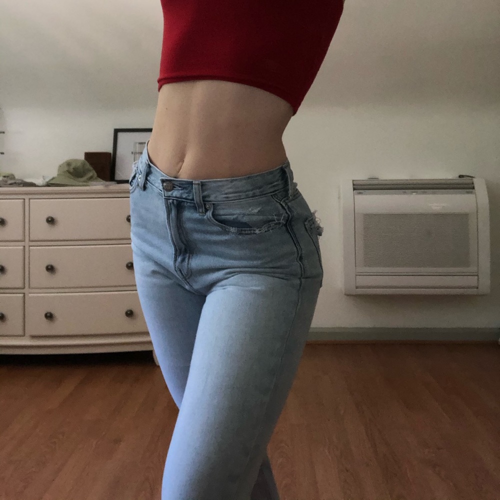 AE mom jeans